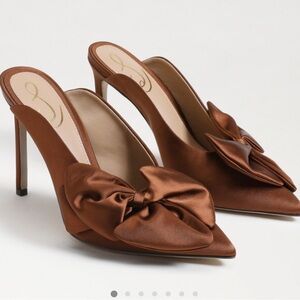 Sam Edelman Cocoa Satin Azalea size 8